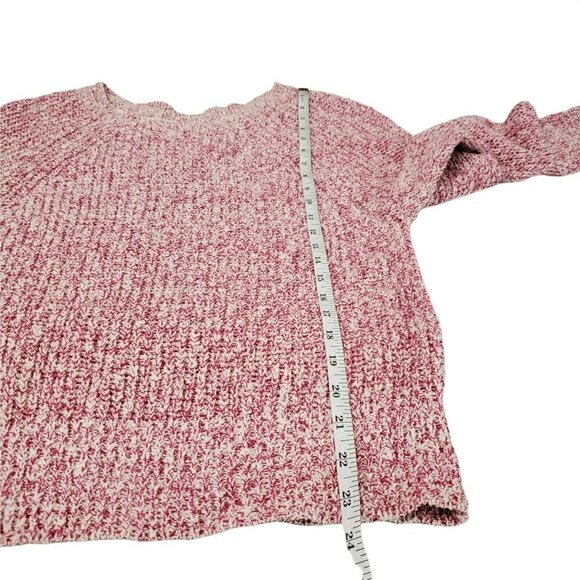 Free People Sweater Small Pink Linen Blend‎ Electric City Dolman Sleeve - Picture 10 of 10